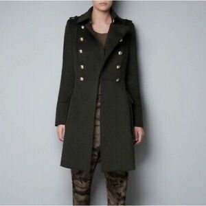 Zara wool blend coat